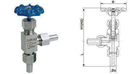 J24W-40P,J24W-64P,J24W-160P外螺紋針型閥結(jié)構(gòu)圖 J24W-40P,J24W-64P,J24W-160P外螺紋針型閥結(jié)構(gòu)圖
